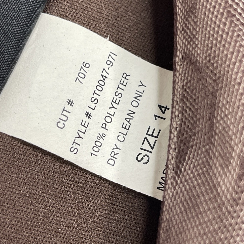 Vtg Torrid Brown Tulle Fit and Flare Dress‎ Size 14 - Picture 16 of 16